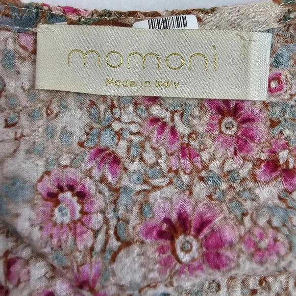 momoni louisiana dress - beige/rosa/verde 5047 - Picture 7 of 16